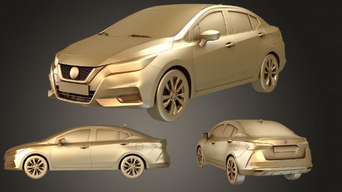 نموذج ثلاثي الأبعاد لآلة CNC السيارات والنقل نيسان فيرسا 2020